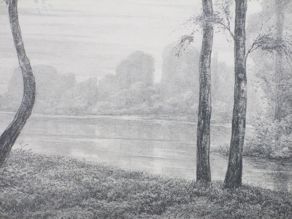 Simon Moulijn, Meer, Lithografie 1928 kopen? Bied vanaf 65!