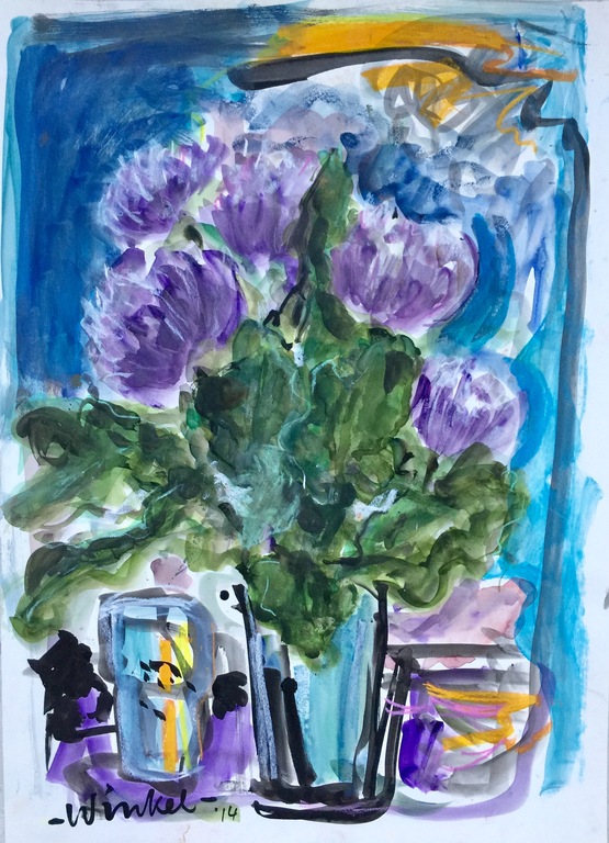 Arien Winkel - Originele tekening: Stilleven kopen? Bied vanaf 1!