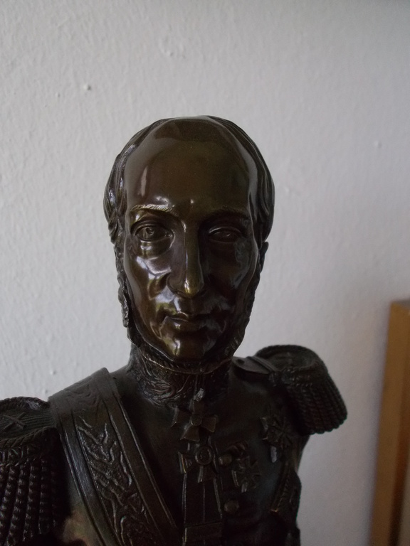 Bronzen beeld van Willem 2,door E.F.Georges.gesigneerd,gedateerd en gietersmerk. kopen? Bied vanaf 1950!