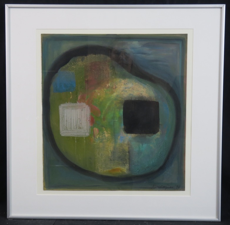 Krikor Momdjian: Gemengde techniek, Ikon ethre VI - Ingelijst kopen? Bied vanaf 35!