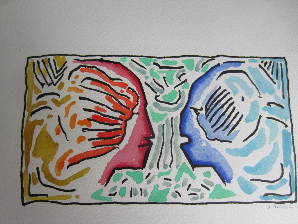 Pieter Holstein Aquarel Unicum kopen? Bied vanaf 50!