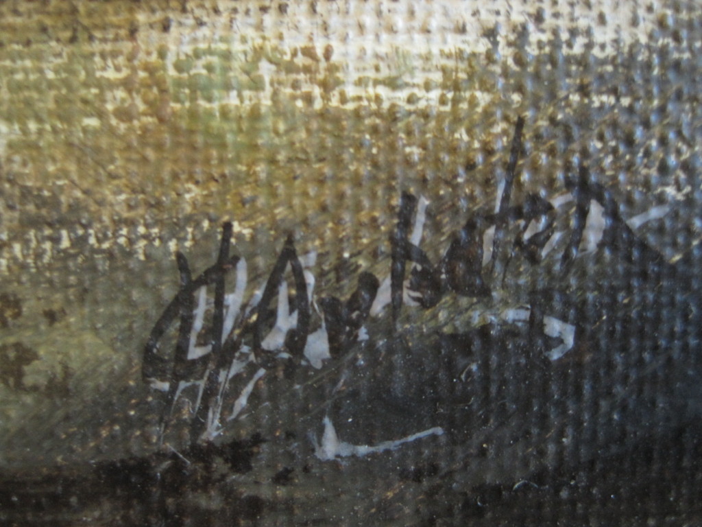 Mooi oud olieverf "binnenvaartschip op de IJssel bij Kampen" gesigneerd  kopen? Bied vanaf 1!