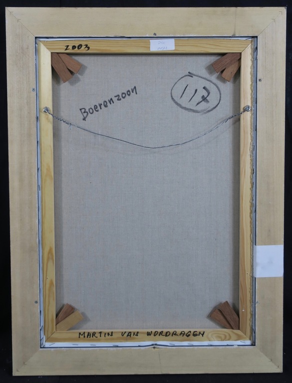 Martin van Wordragen: Olieverf op doek, Boerenzoon - Ingelijst kopen? Bied vanaf 500!