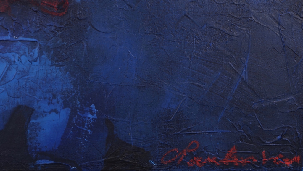Carolina Paulussen: Acryl op doek, Rozen II (Groot) kopen? Bied vanaf 200!