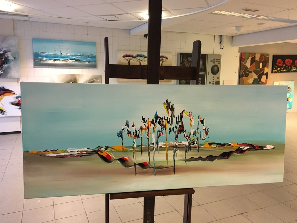 Gena - Surrealisme - Wonder-Acrylverf op doek kopen? Bied vanaf 250!