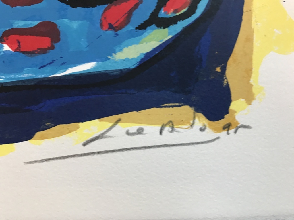 John Lie A Fo   1 originele zeefdruk / Litho gesigneerd 1995 kopen? Bied vanaf 1!