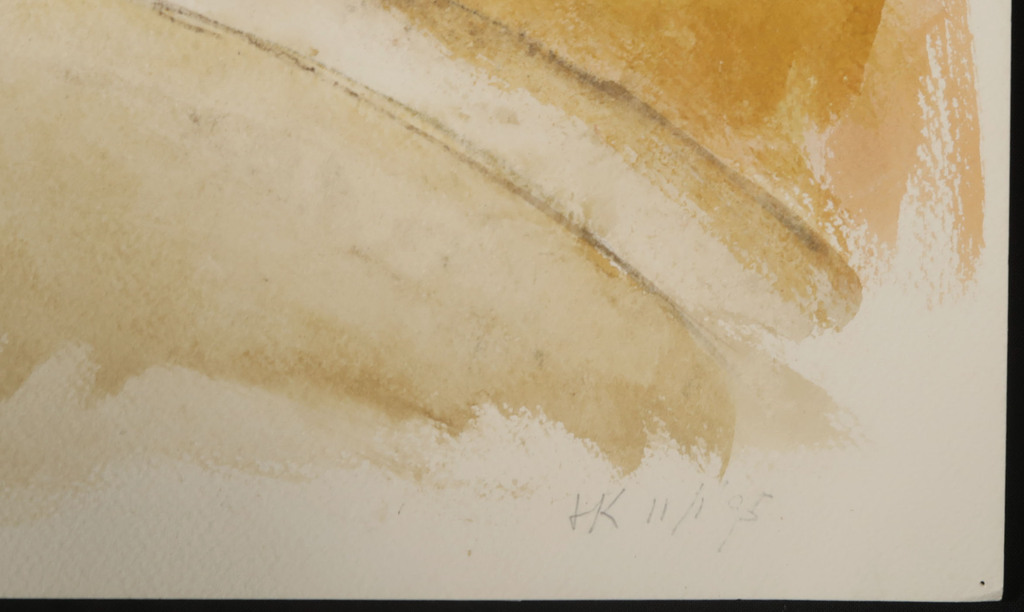 Hans Kuijs: Aquarel, Z.T. kopen? Bied vanaf 1!