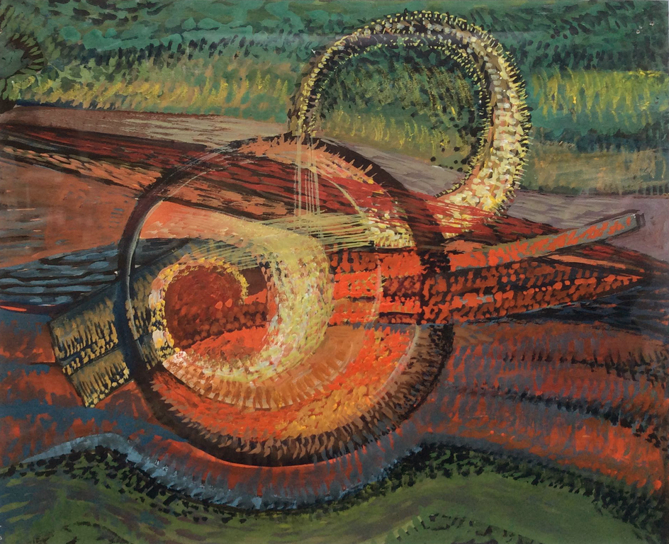 Irene Joffroy - abstract - gouache verkocht voor € 50!