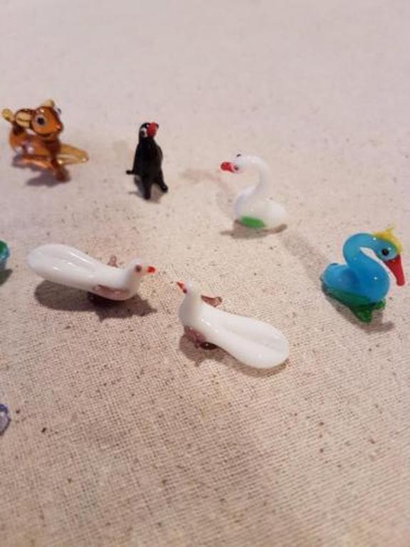 Murano zoo miniature glas anno 1945/50 set van 20 pz assorted kopen? Bied vanaf 2!