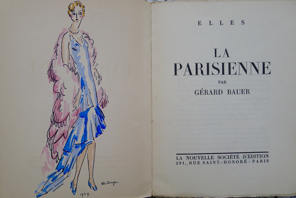 Kees van Dongen,"La Parisienne",Nouvelle van Gerard Bauer,met pochoir op Arches. kopen? Bied vanaf 350!