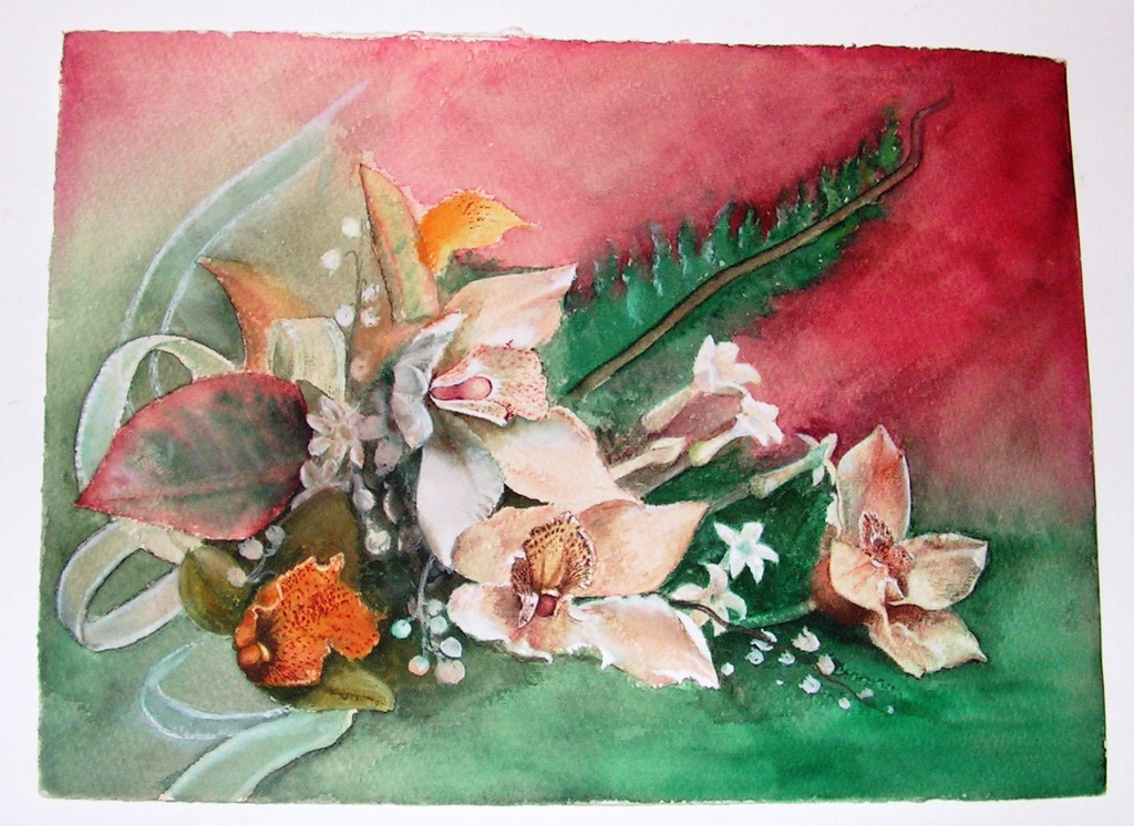 Aquarel  -  boeket orchideën kopen? Bied vanaf 1!