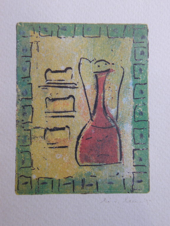 Lia van Leeuwen: leuke drieluik, potloodgesigneerd kopen? Bied vanaf 20!