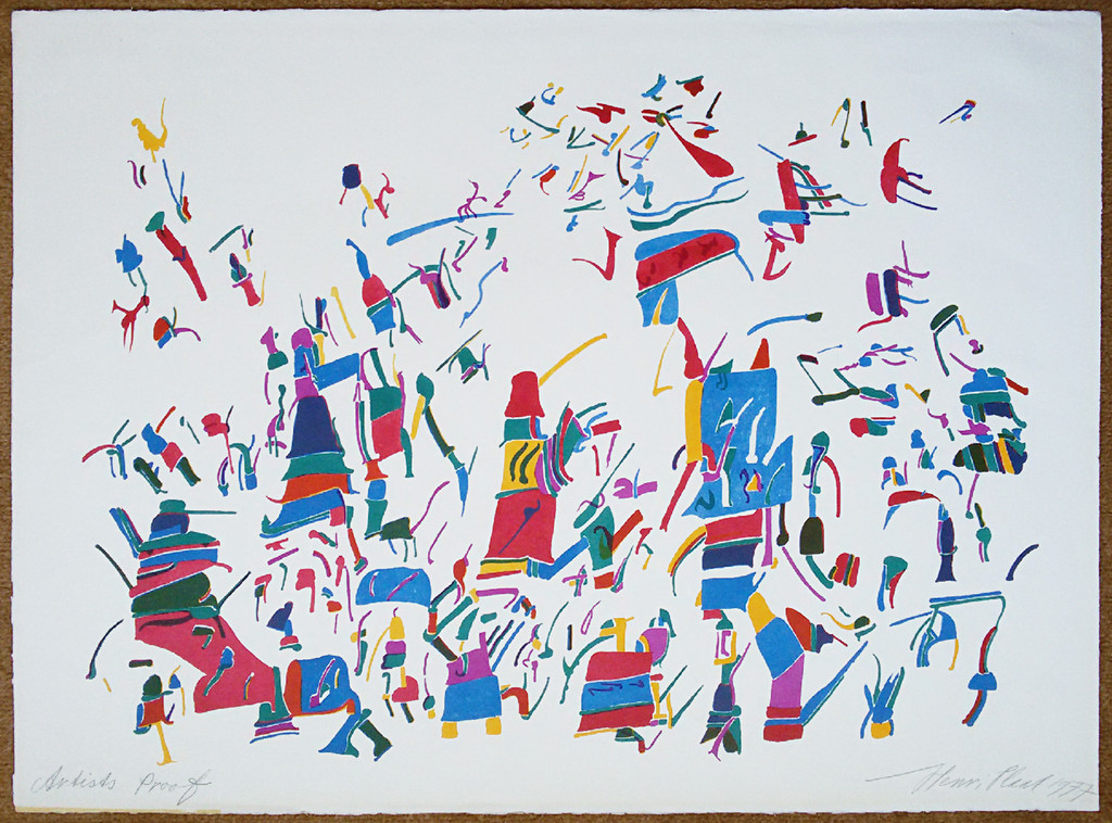 Henri Plaat - Figuren, litho kopen? Bied vanaf 60!