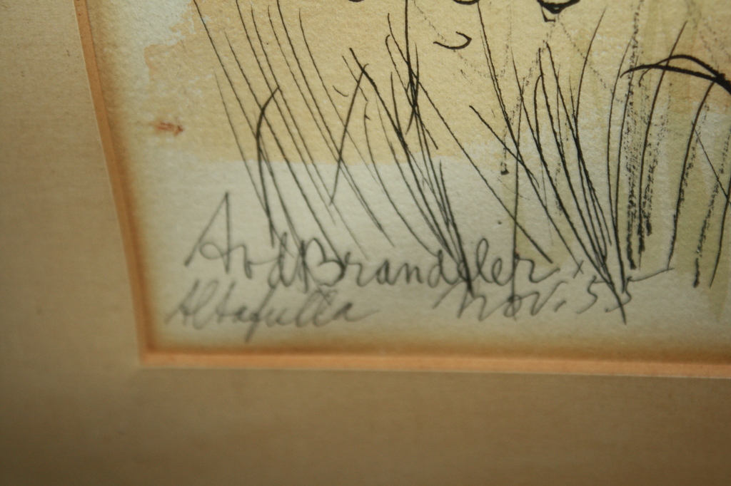 JONKVROUW VAN BRANDELER - TEKENING STADSGEZICHT SPANJE kopen? Bied vanaf 80!