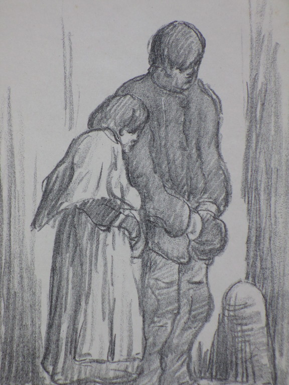Eugene Laermans, De behoeftigen, Litho kopen? Bied vanaf 1!