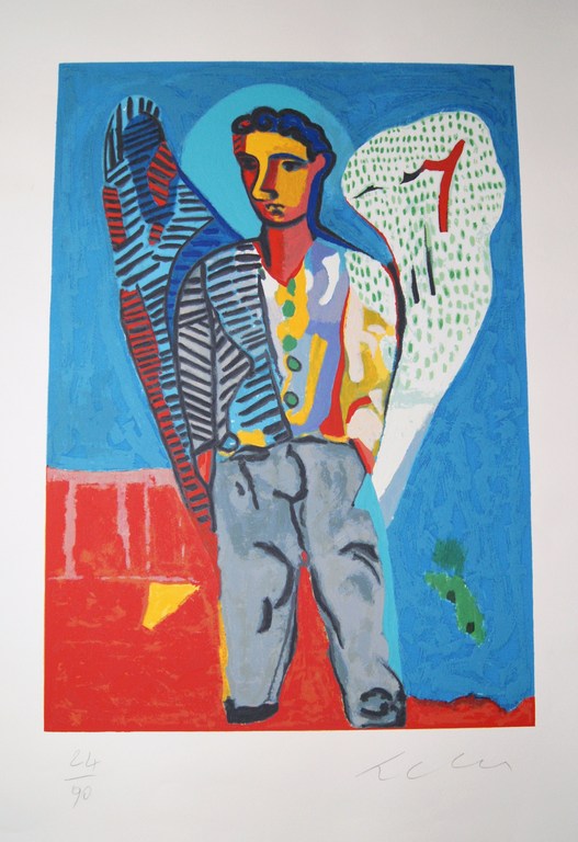 Sandro Chia zeer grote litho  verkocht voor € 275!