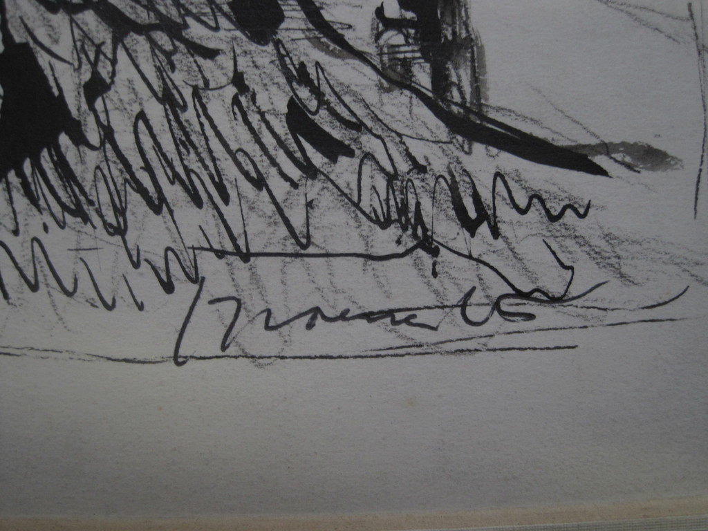 AcheterJan Groenestein * op de dijk bij Sloterdijk * oostind.inkt tekening omstreeks 19? Enchérissez de 1!