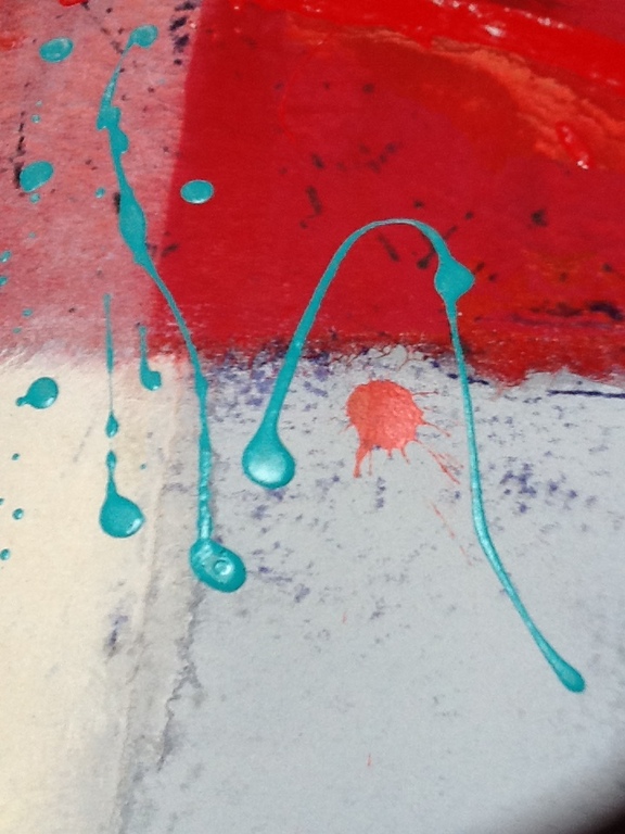 Peter Schenk, collage, olieverf op zeefdruk ,hc 7/12 UNICA kopen? Bied vanaf 65!