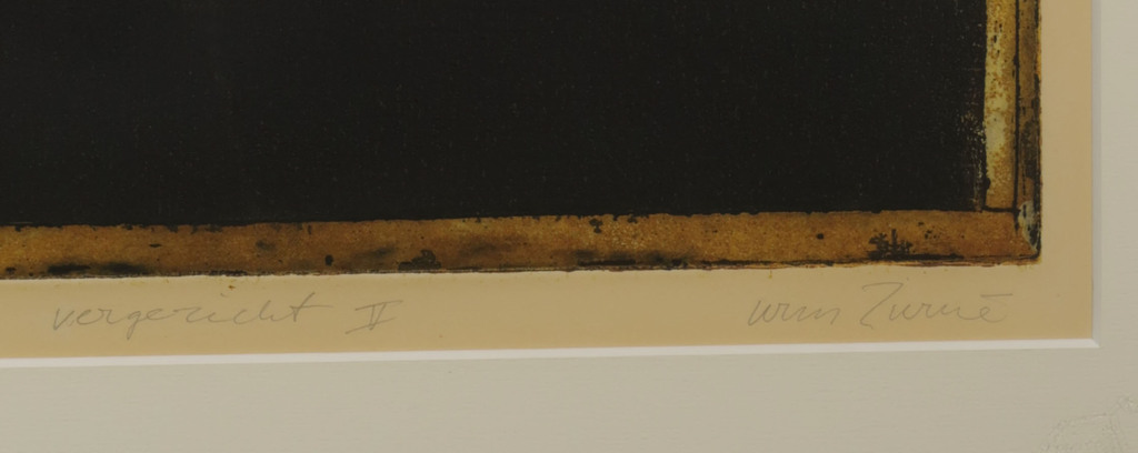 Wim Zurne: Ets, Vergezicht V - Ingelijst kopen? Bied vanaf 20!