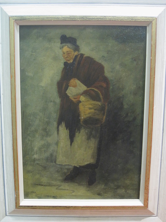 gesigneerd G.J.Staller olieverf "Amsterdams vrouwtje" gedateerd 1934 kopen? Bied vanaf 1!