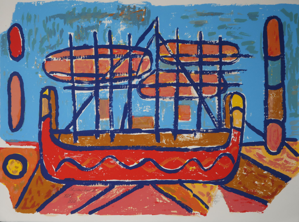 Meertje Kaal: Zeefdruk, Odysseusboot II kopen? Bied vanaf 1!