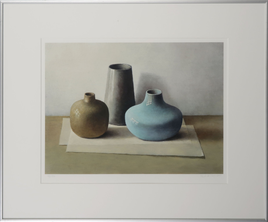 Fred de Heij: Giclee, Stilleven I - Ingelijst verkocht voor € 40!
