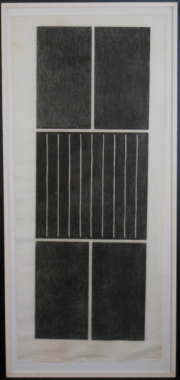 Kassiel Gerrits: Houtsnede, Antesabrasa -Ingelijst (bijzonder formaat) kopen? Bied vanaf 35!