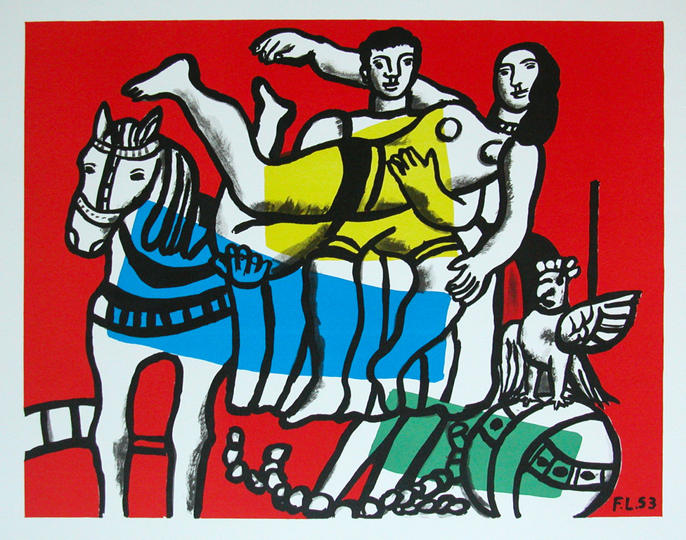 FERNAND LEGER, 'Le cirque', kleurenlitho kopen? Bied vanaf 75!