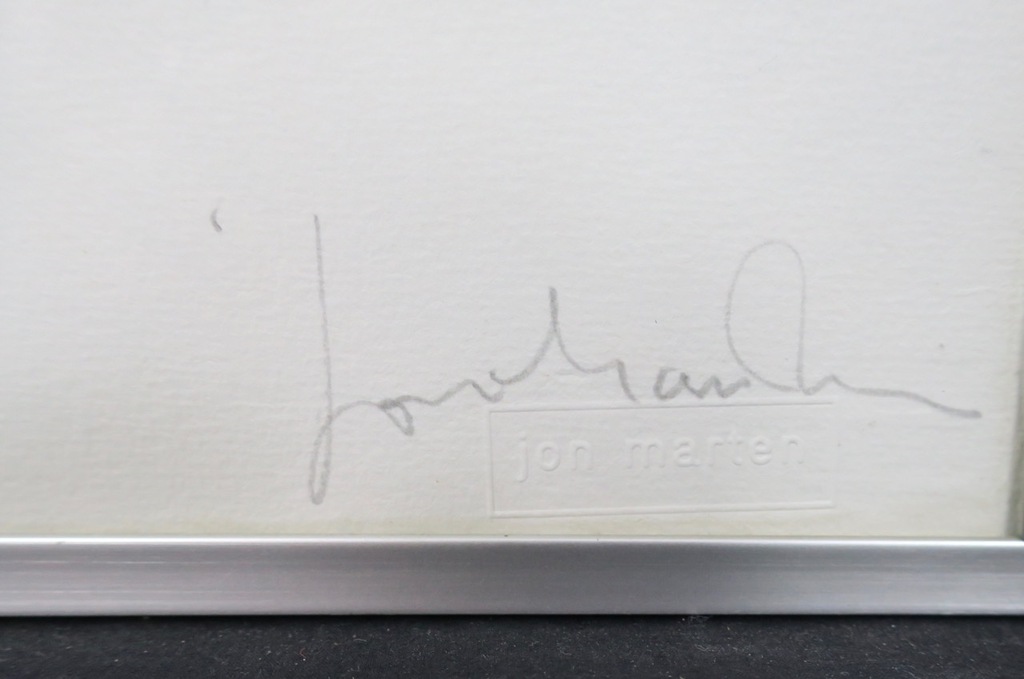 Jon Marten: Litho, Zonder titel - Ingelijst kopen? Bied vanaf 1!