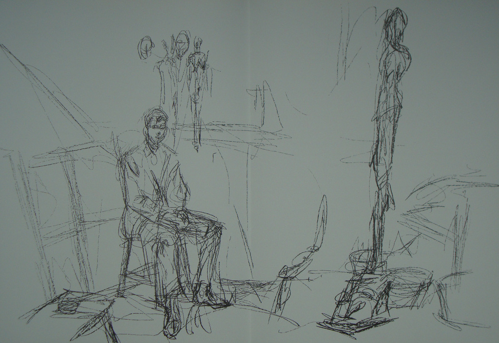 Alberto Giacometti, originele litho kopen? Bied vanaf 1!