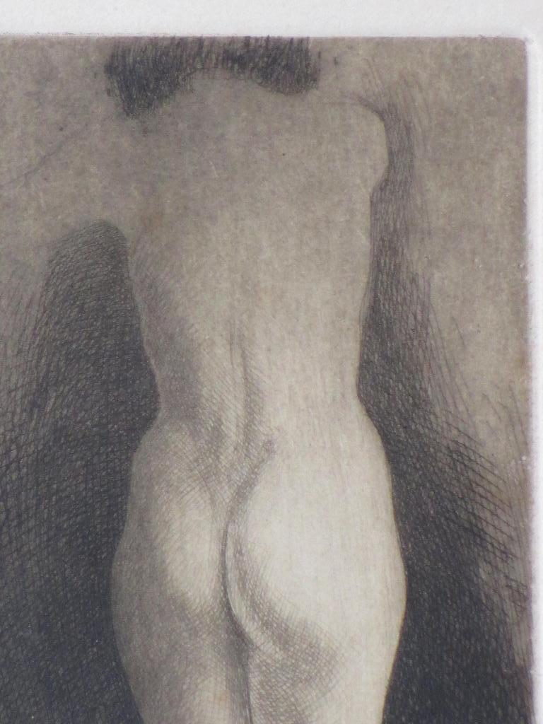 Hans van Dokkum, Staande naakte dame, Ets kopen? Bied vanaf 40!