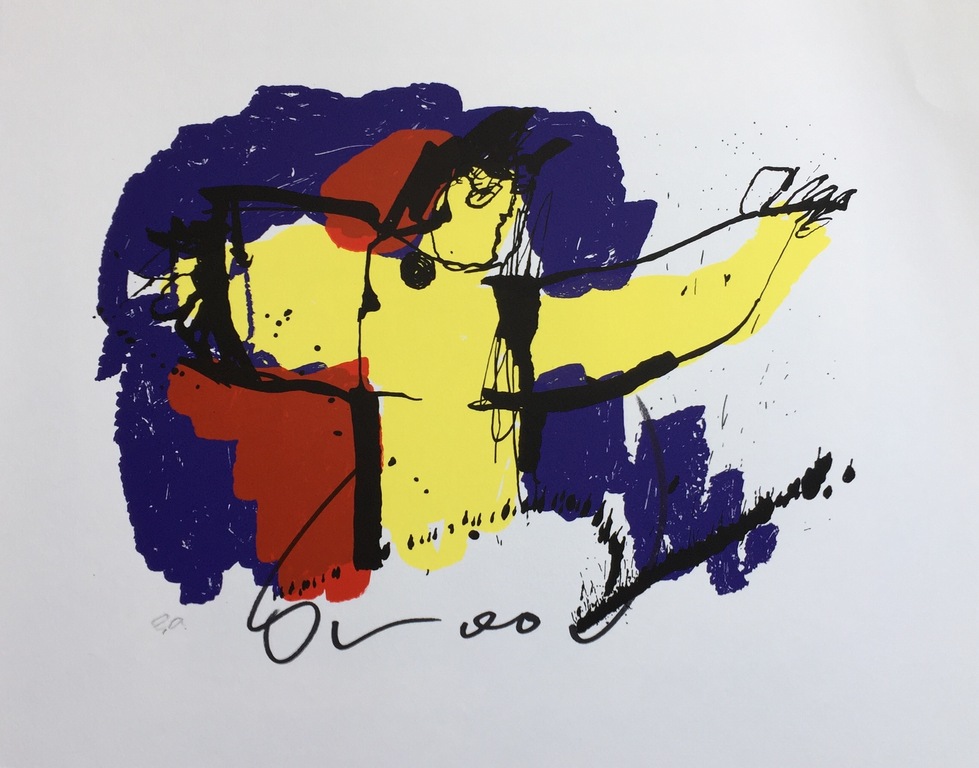 Herman Brood - Hand gesigneerde zeefdruk: Brasil God kopen? Bied vanaf 1!
