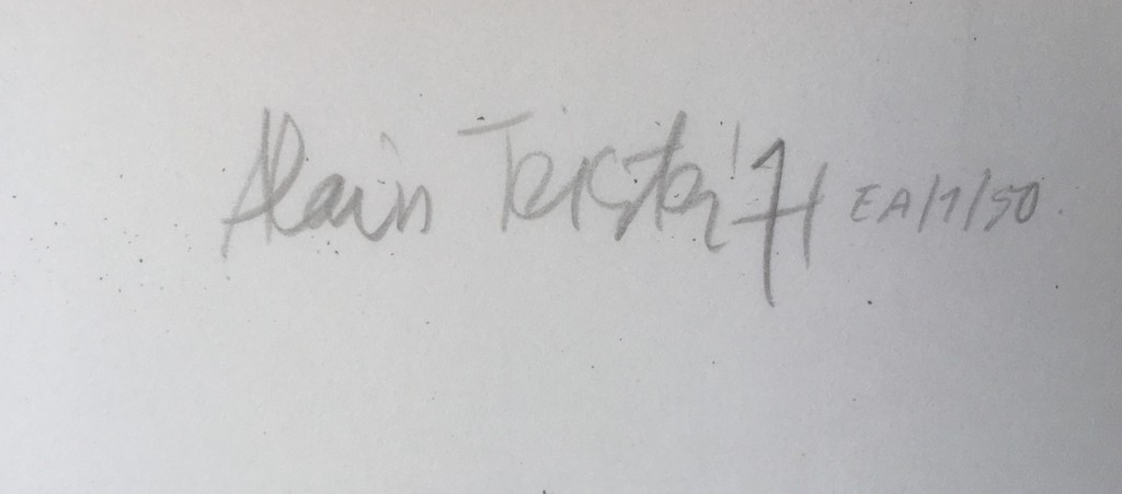 Alain Teister (Jacques Boersma) Kleurenlitho gesigneerd - 1971 kopen? Bied vanaf 1!