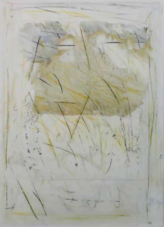 Eric Adema: Collage/tekening, Zonder titel - Ingelijst (groot) kopen? Bied vanaf 70!