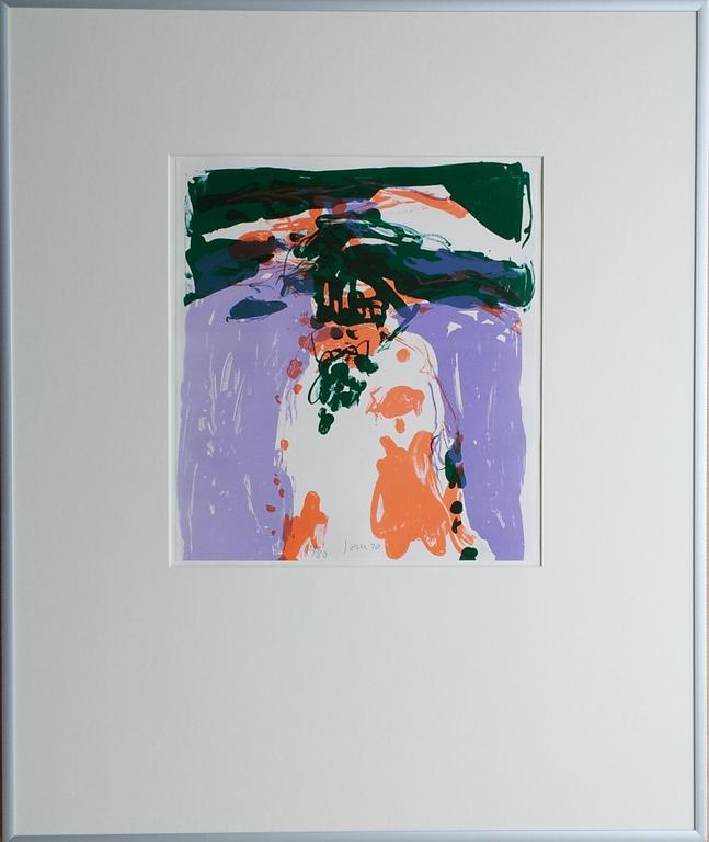 Asger Jorn, kleurenlitho uit 1970, S/N nieuw ingelijst kopen? Bied vanaf 575!