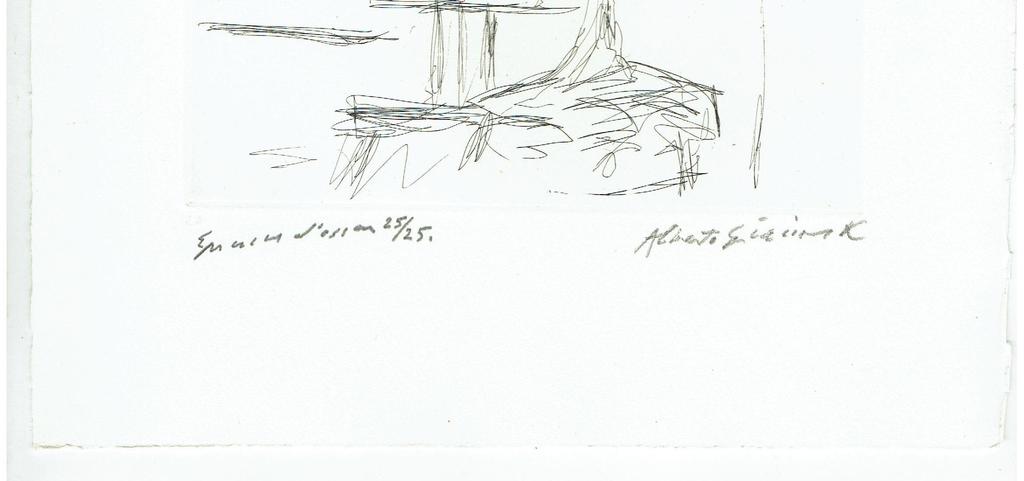 ALBERTO GIACOMETTI (1901-1966)Etching - Dans l'Atelier-(Lust 187) kopen? Bied vanaf 1000!