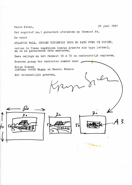 Krijn Giezen - Atlantic Wall - Collage kopen? Bied vanaf 125!
