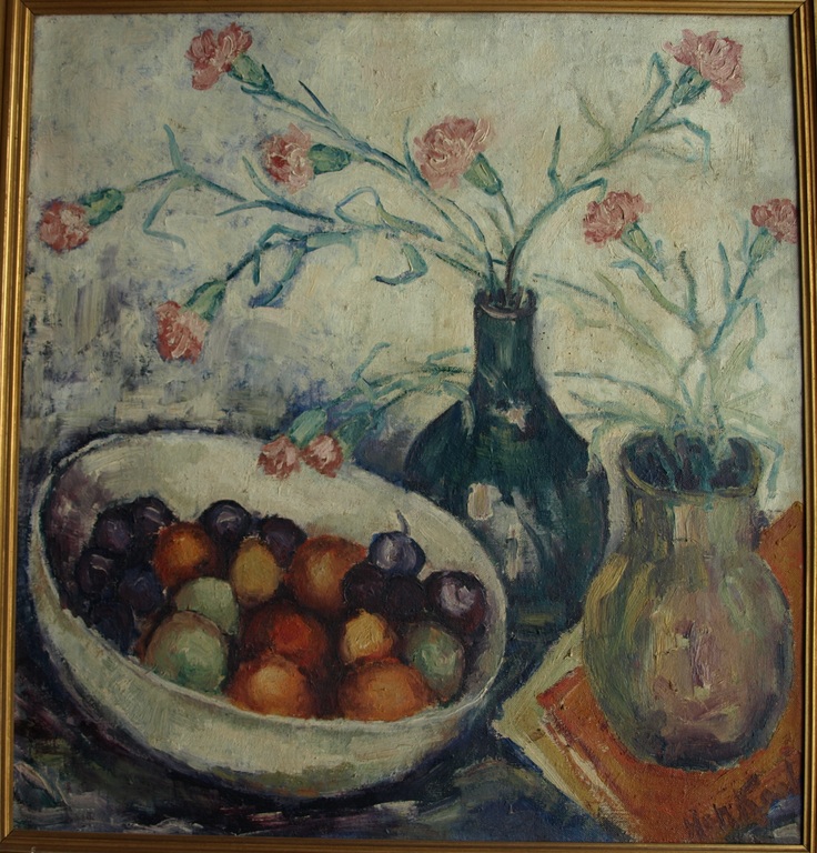 Han Kool (1905-1977): olieverf op doekâ��Stilleven â��Gesigneerd & ingelijstâ��ca 1940 verkocht voor € 600!