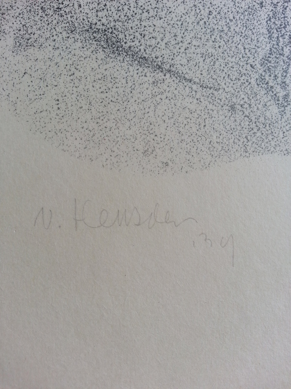 Wout van Heusden ' Profiel ' Litho 1939 gesigneerd kopen? Bied vanaf 1!