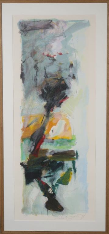 Richard Smeets: Zeefdruk, Zonder titel I - Ingelijst (Groot) verkocht voor € 60!