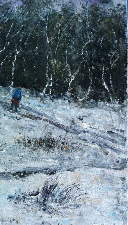 Hein Janning (1914-1980), olieverf op doek, Winterlandschap kopen? Bied vanaf 1!