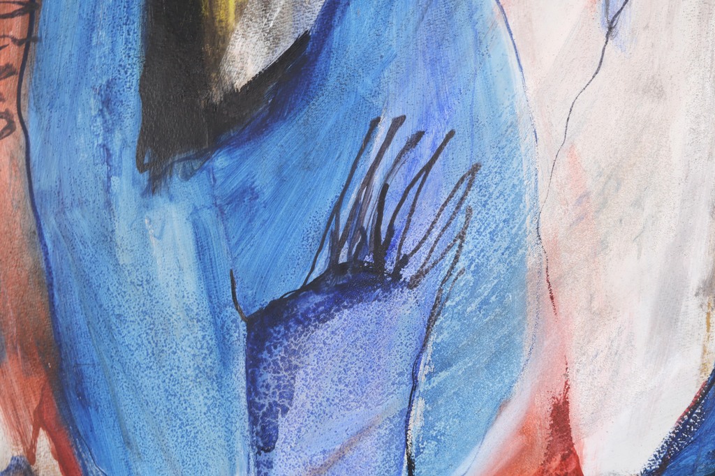 Ronald Debbaut - Ronald Debbaut: Acryl op papier, Zonder titel II kopen? Bied vanaf 1!