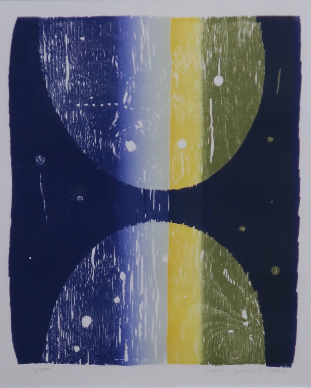 Joris Geurts: Houtsnede, Zonder titel - Ingelijst kopen? Bied vanaf 20!