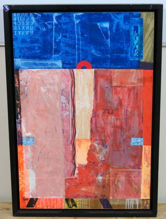 Jos Verwiel: Zeefdruk, Mandraki - Ingelijst (groot) verkocht voor € 145!