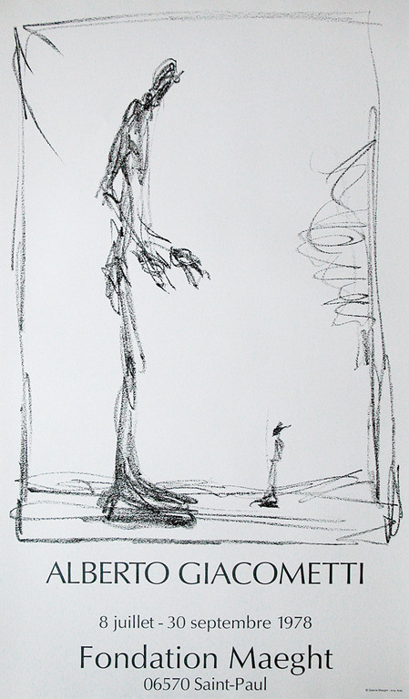 Alberto Giacometti, Dessin I, lithografisch affiche, Galerie Maeght –1978 kopen? Bied vanaf 40!