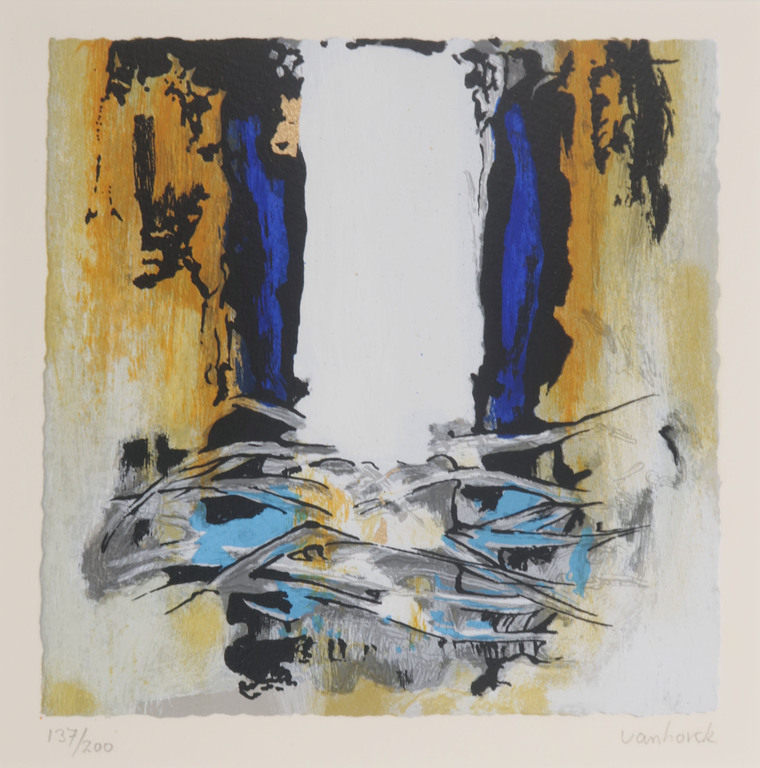 Hans Vanhorck: Zeefdruk, Z.T. II kopen? Bied vanaf 20!