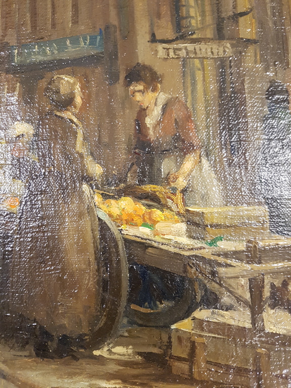 streefkerk, olieverf schets kopen? Bied vanaf 100!