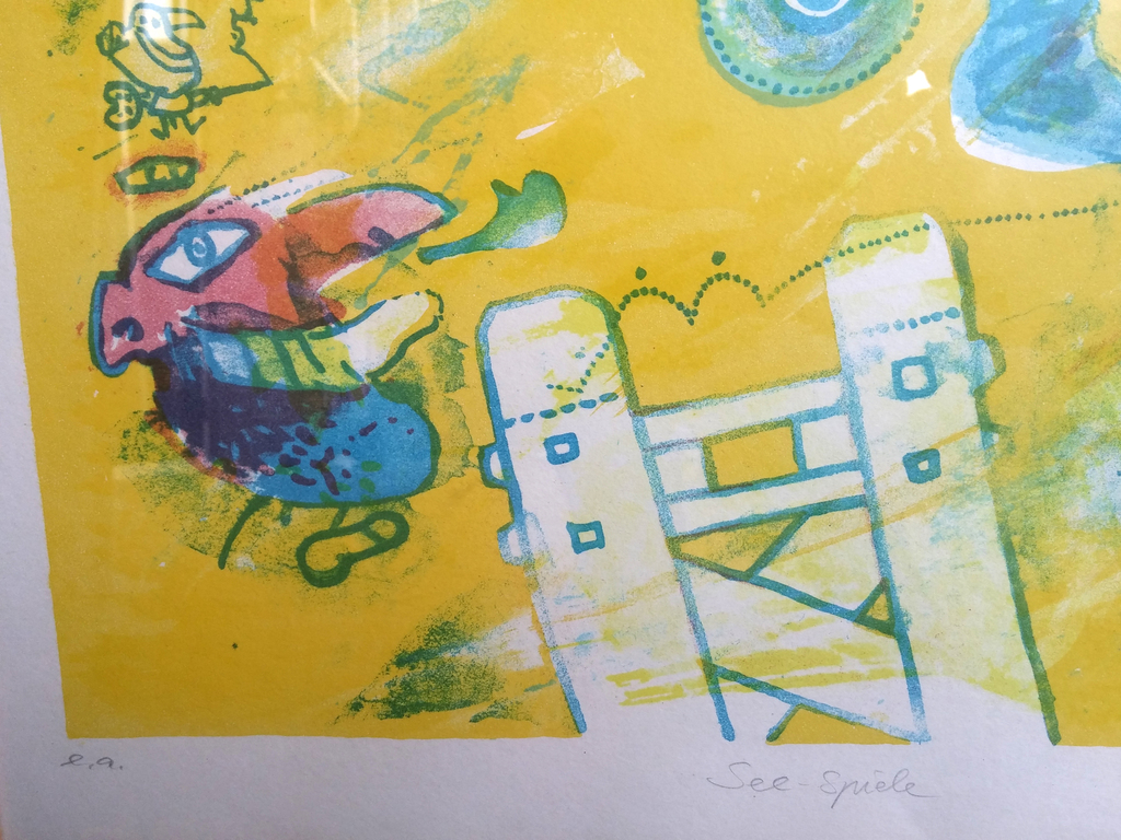 Gisbert Pupp - Gisbert Pupp: See Spiele - zeefdruk e.a. kopen? Bied vanaf 1!