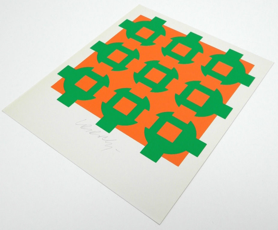 Victor Vasarely - zeefdruk - 1967 - gesigneerd kopen? Bied vanaf 150!