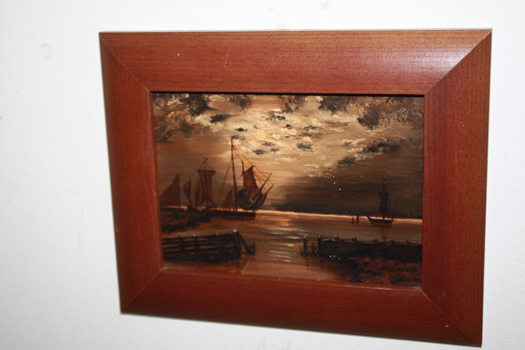 Boten op zee bij maanlicht - hollandse school kopen? Bied vanaf 1!